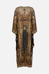 Camilla - Era Of Empires Stretch Mesh Kaftan with Trim
