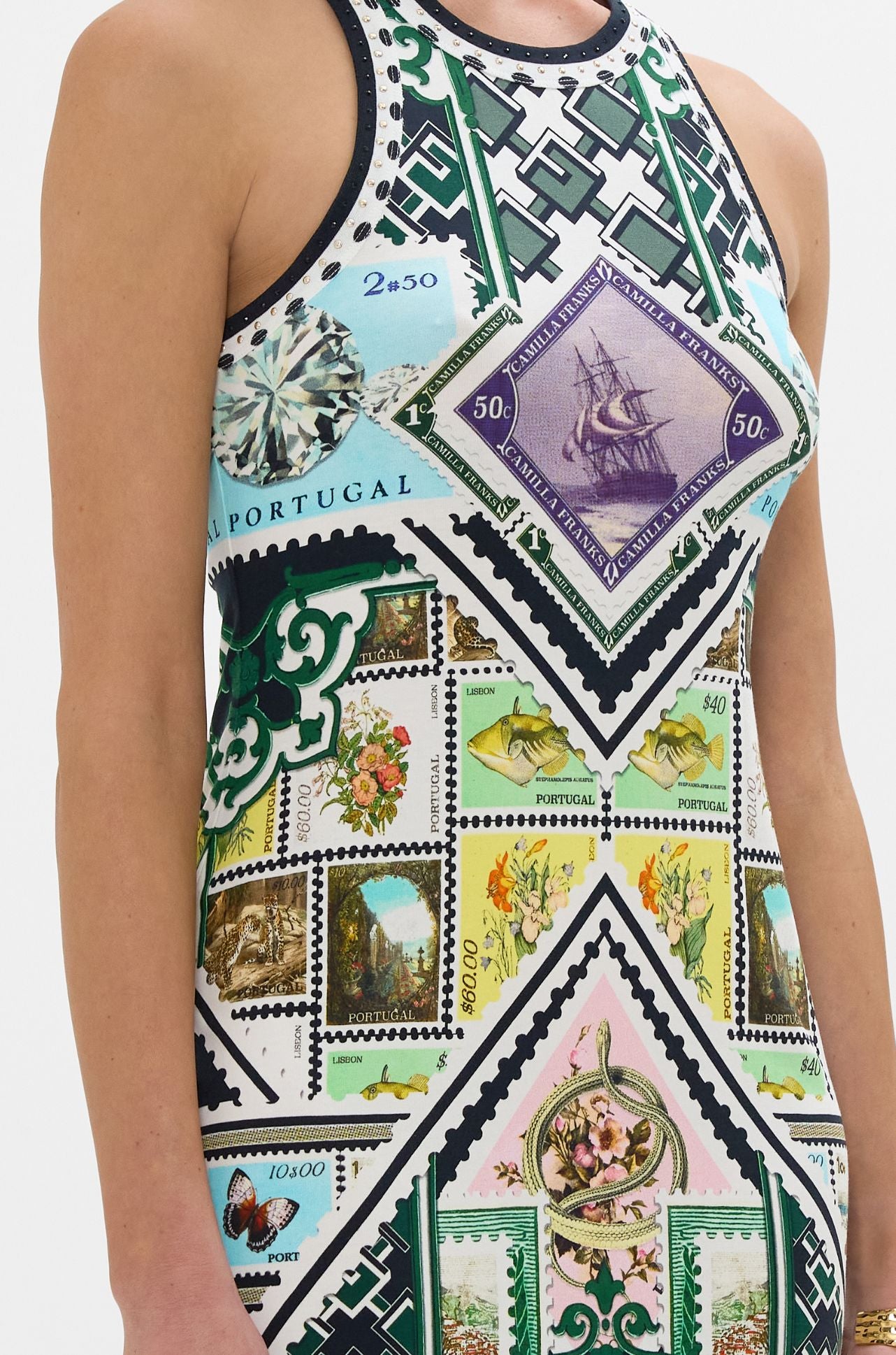 Camilla - My Porto Pen Pal Jersey Tank Dress
