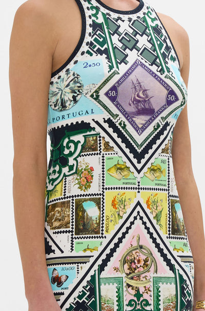 Camilla - My Porto Pen Pal Jersey Tank Dress