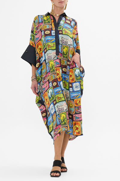 Camilla - Sal Do Mar Batwing Kaftan