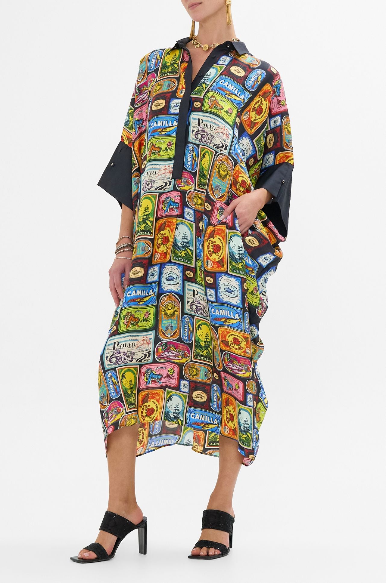 Camilla - Sal Do Mar Batwing Kaftan
