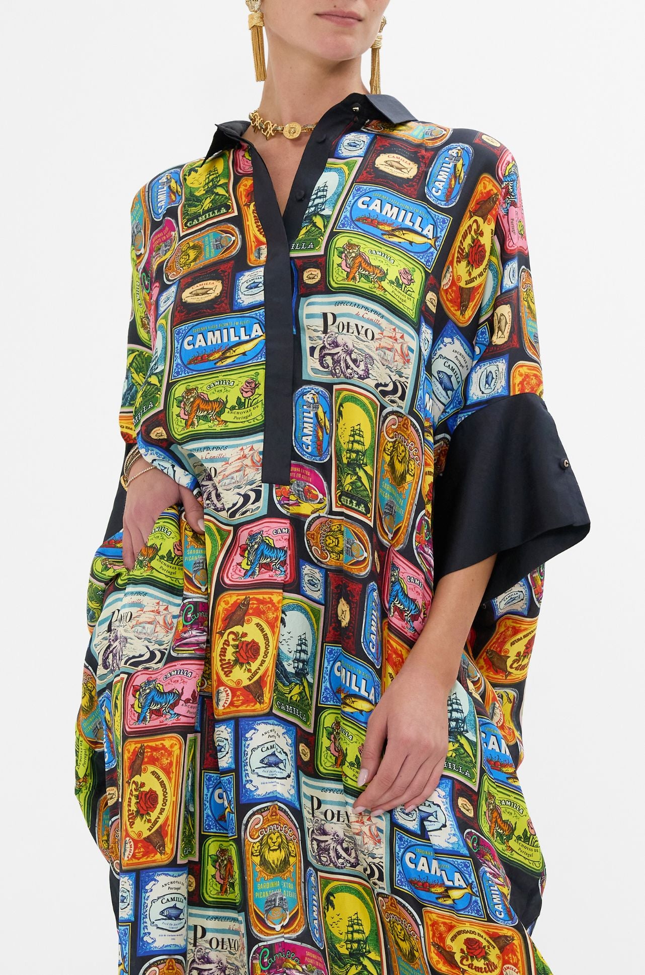 Camilla - Sal Do Mar Batwing Kaftan