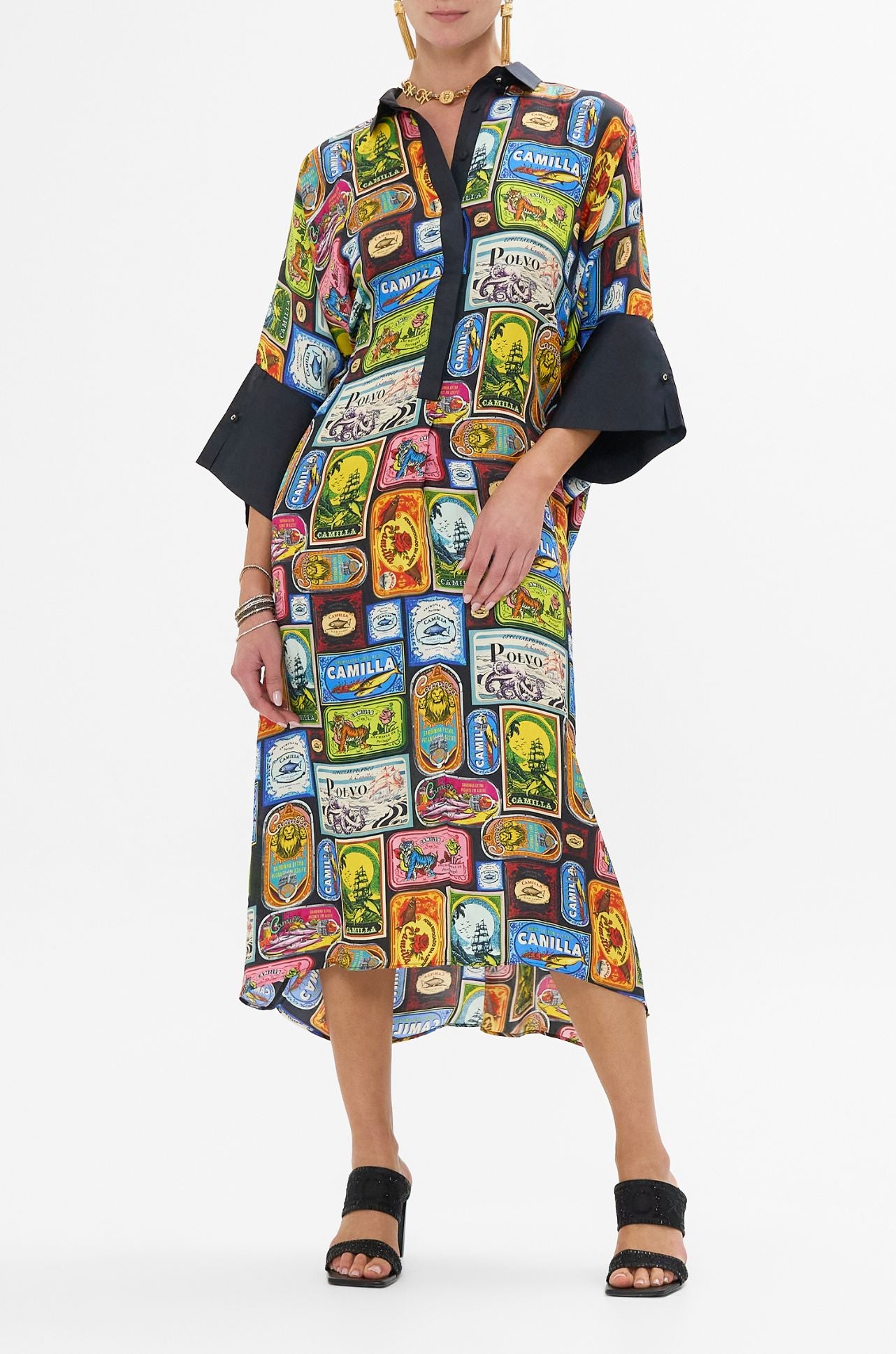 Camilla - Sal Do Mar Batwing Kaftan