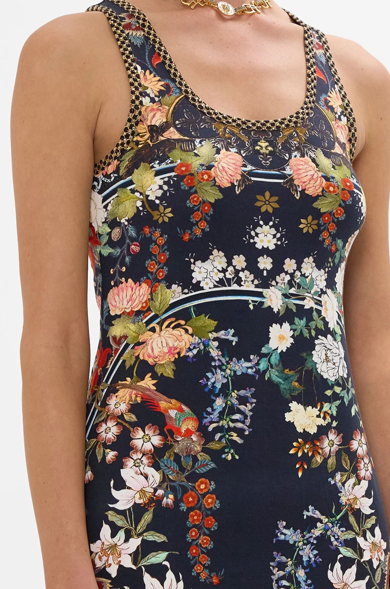 Camilla - Palacio Poetry Jersey Scoop Neck Tank Dress