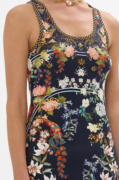 Camilla - Palacio Poetry Jersey Scoop Neck Tank Dress