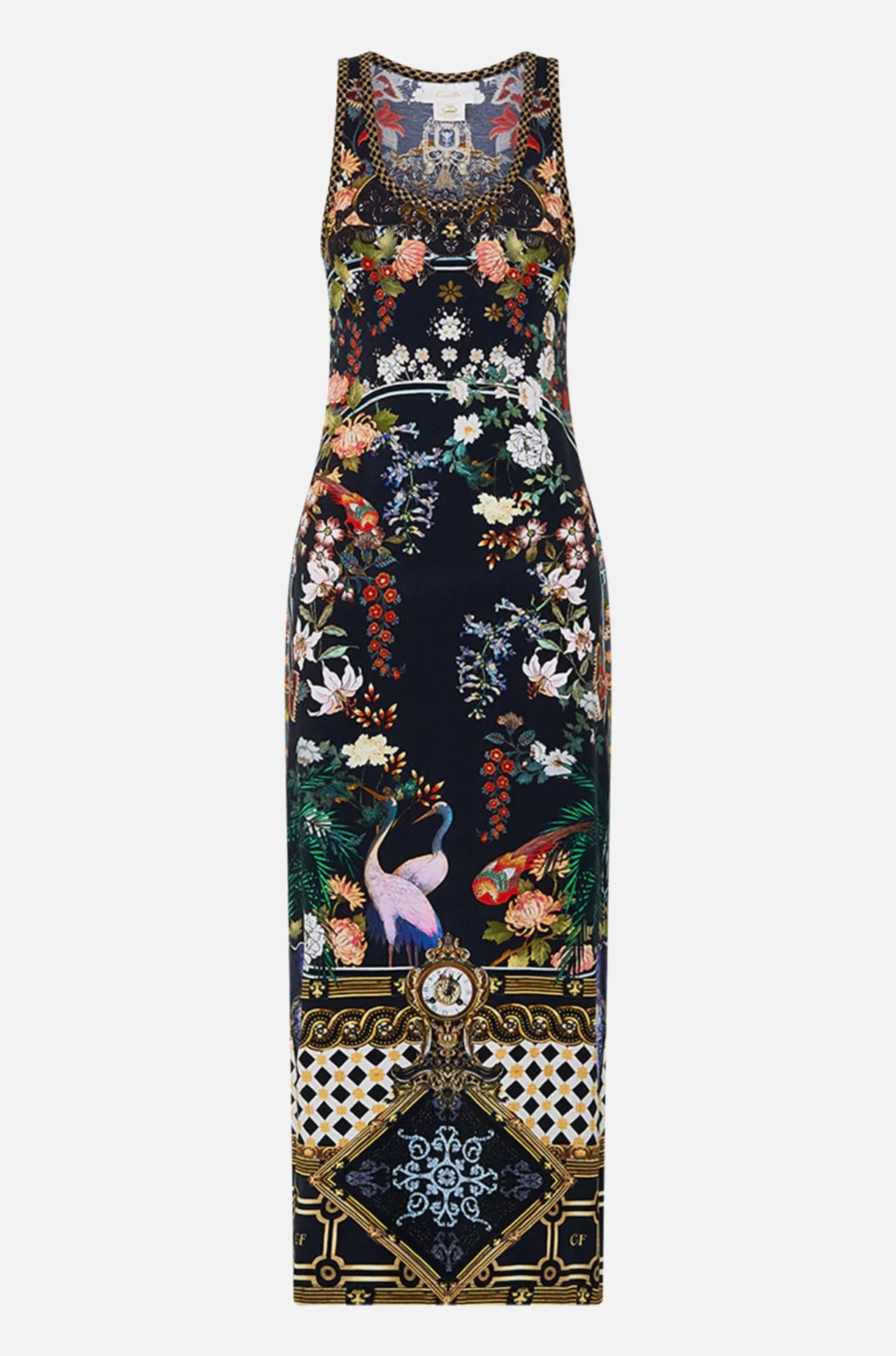 Camilla - Palacio Poetry Jersey Scoop Neck Tank Dress