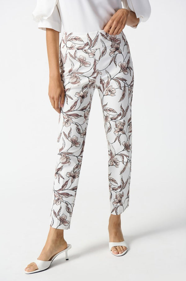 Joseph Ribkoff - Millennium Abstract Print Slim Fit Pants FINAL SALE ITEM