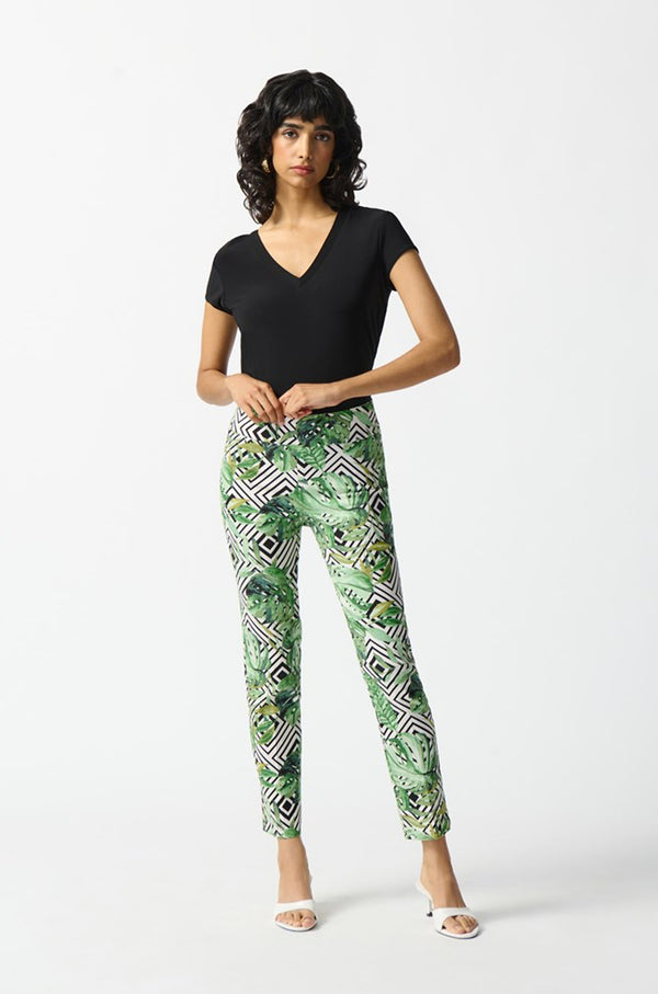 Joseph Ribkoff Millennium Cropped Pull-On Trousers In White 242131 Col 12