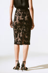 Joseph Ribkoff - Novelty Sequins Pull-On Skirt