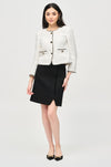 Joseph Ribkoff - Bouclé Jacket with Contrast Trim