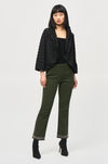 Joseph Ribkoff - Denim Straight Pants with Frayed Hem