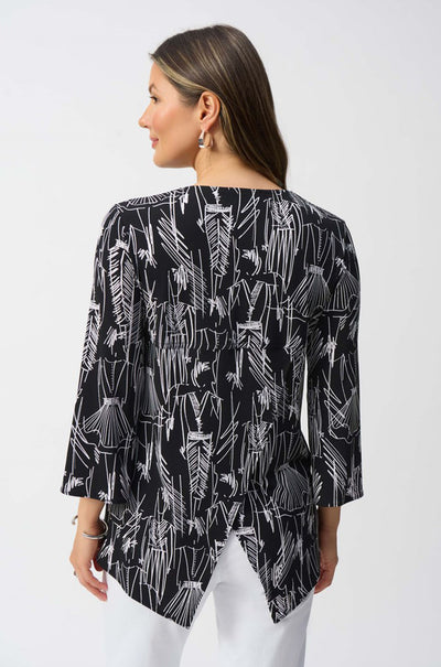 Joseph Ribkoff - Silky Knit Conversational Print Tunic