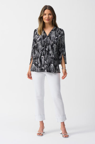 Joseph Ribkoff - Silky Knit Conversational Print Tunic