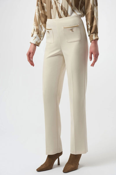 Joseph Ribkoff - Scuba Crepe Straight Pull On Pants