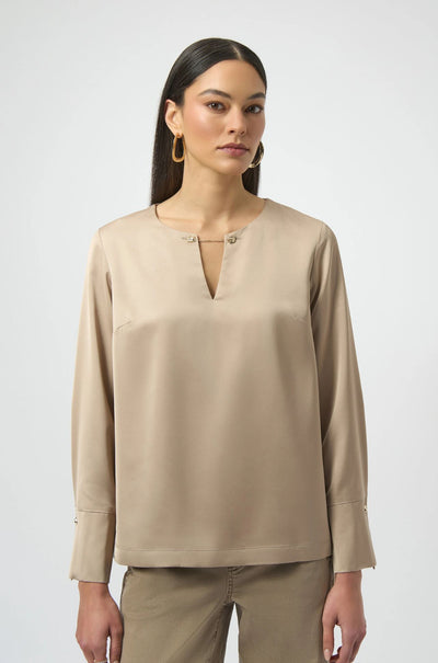 Joseph Ribkoff - Recycled Satin Straight Top