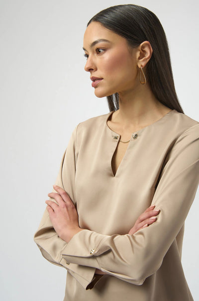 Joseph Ribkoff - Recycled Satin Straight Top