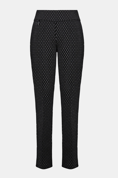 Joseph Ribkoff - Foiled Heavy Knit Slim Fit Pants