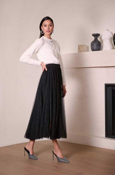 Joseph Ribkoff - Tulle Flared Skirt