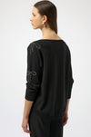 Joseph Ribkoff - Sweater Knit Pullover with Iron on Bow Detail