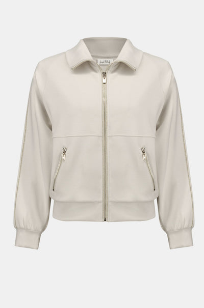 Joseph Ribkoff - Scuba Jersey Funnel Neck Jacket