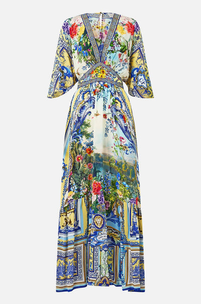 Camilla - Wall To Wall Wonders Waisted Dress with Hem Ruffle