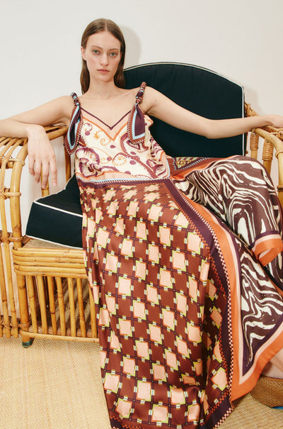Alèmais - Wilson Silk Midi Dress