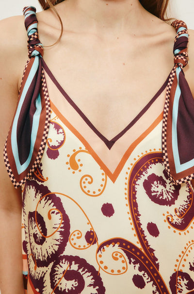 Alèmais - Wilson Silk Midi Dress