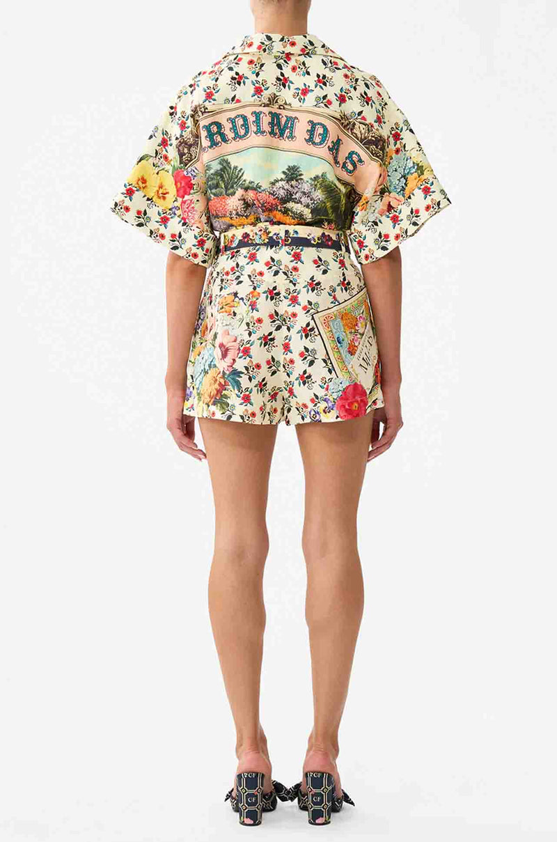 Camilla - Aromatic Amor Tuck Front Short
