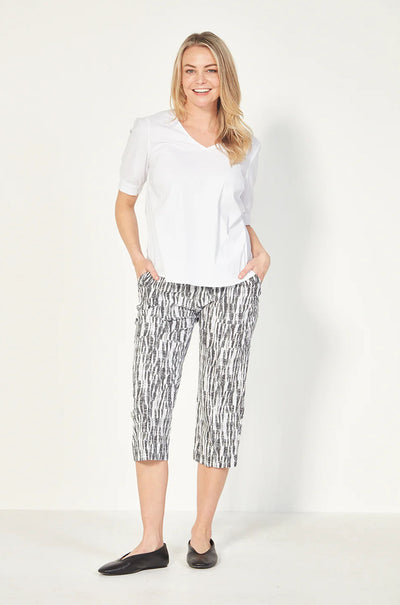 Verge - Acrobat Brilliance Top in White