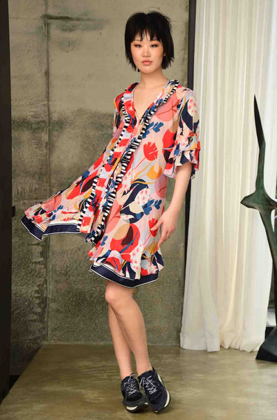 Cooper - A Spot Of Trouble Frills Are Multiplying Dress