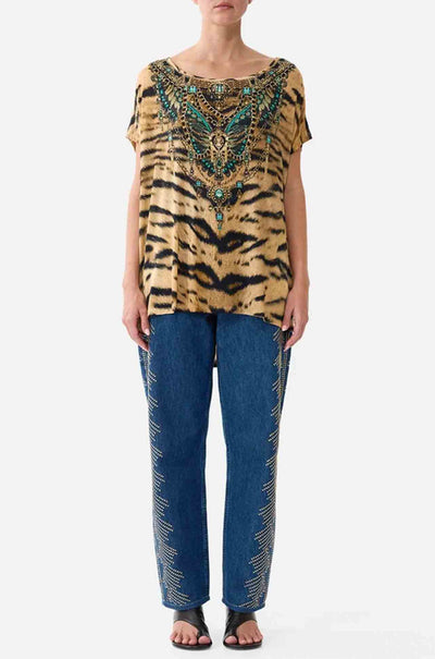 Camilla - A Wink To The Wild Loose Fit Tee