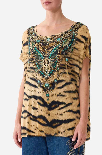 Camilla - A Wink To The Wild Loose Fit Tee
