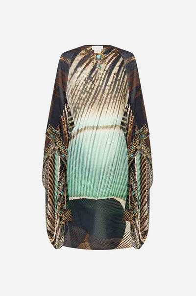 Camilla - A Wink To The Wild Silk Chiffon Shrug