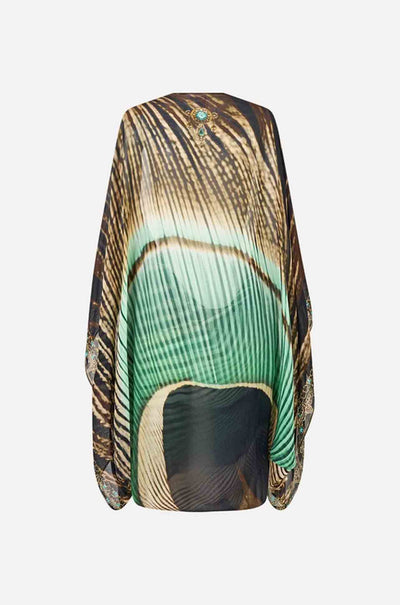 Camilla - A Wink To The Wild Silk Chiffon Shrug