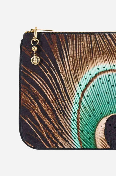 Camilla - A Wink To The Wild Small Canvas Clutch