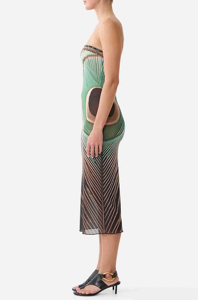 Camilla - A Wink To The Wild Tube Beach Midi Dress