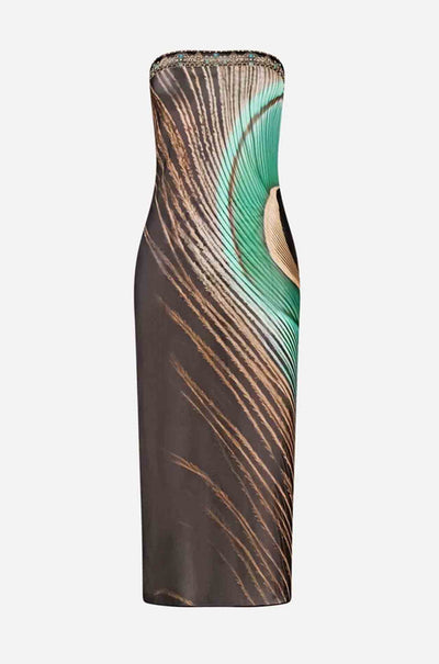 Camilla - A Wink To The Wild Tube Beach Midi Dress