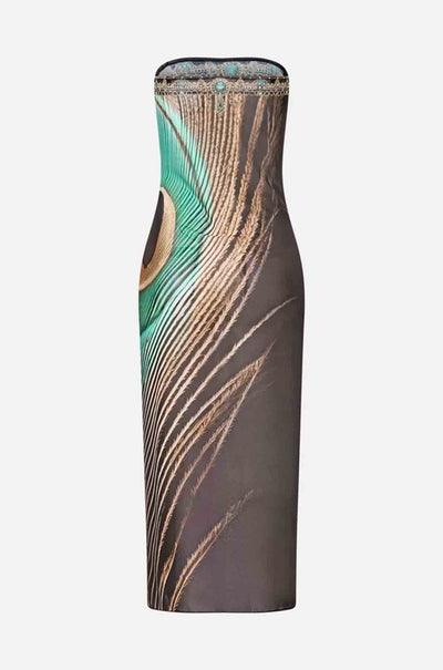 Camilla - A Wink To The Wild Tube Beach Midi Dress