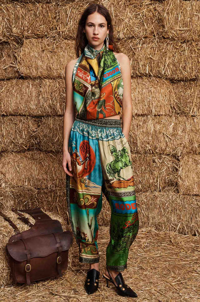 Alèmais - Ace Tapered Silk Pant