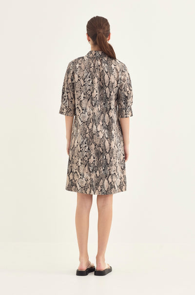 Verge - Acrobat Serpent Nori Dress
