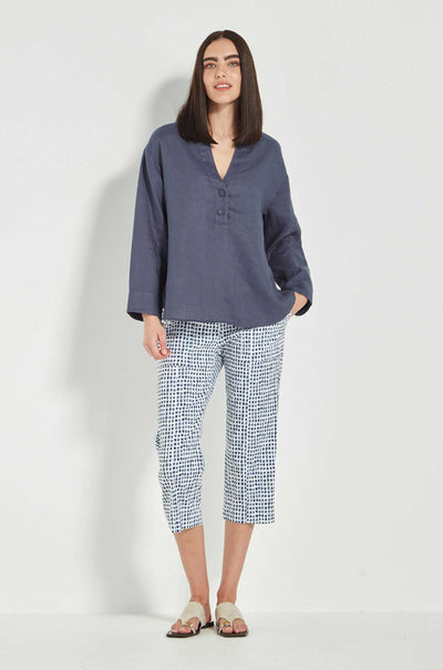Verge - Acrobat Tile Cargo Short in Denim Print