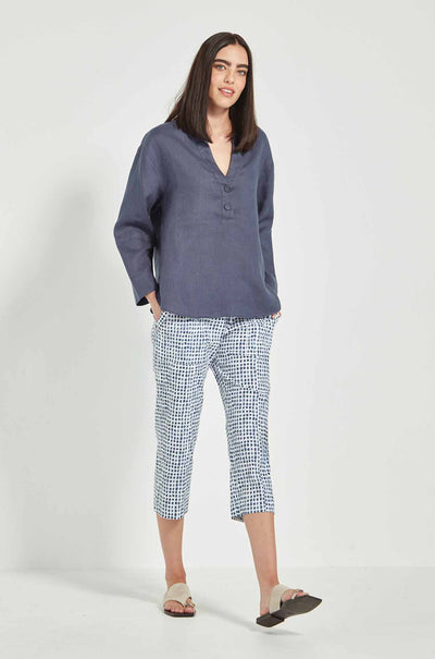 Verge - Acrobat Tile Cargo Short in Denim Print