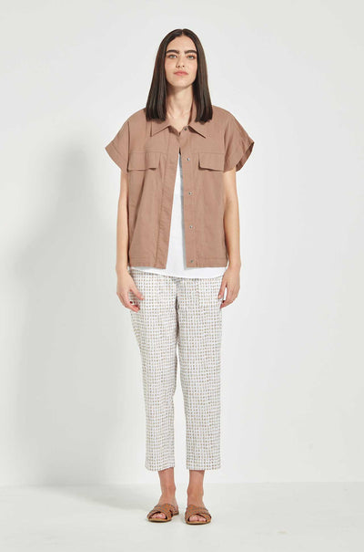 Verge - Acrobat Tile Pant in Bark Print