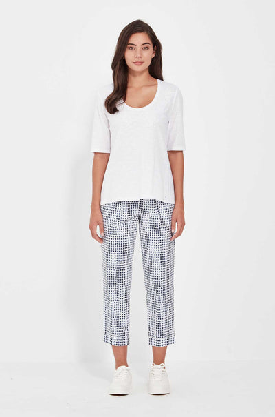 Verge - Acrobat Tile Pant in Denim Print