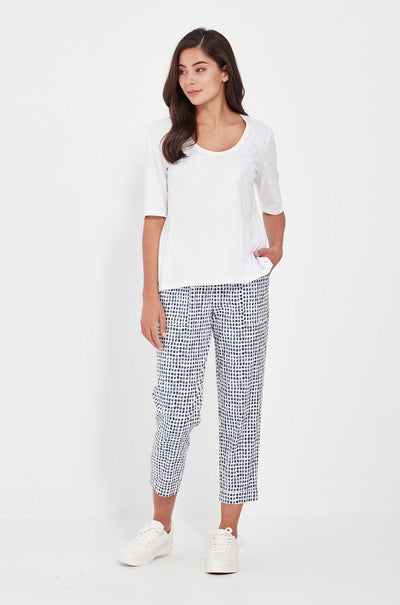 Verge - Acrobat Tile Pant in Denim Print