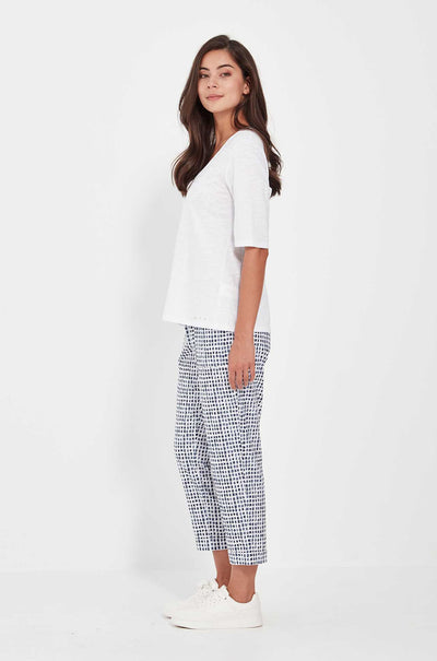 Verge - Acrobat Tile Pant in Denim Print