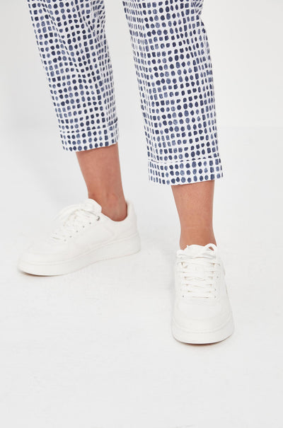 Verge - Acrobat Tile Pant in Denim Print