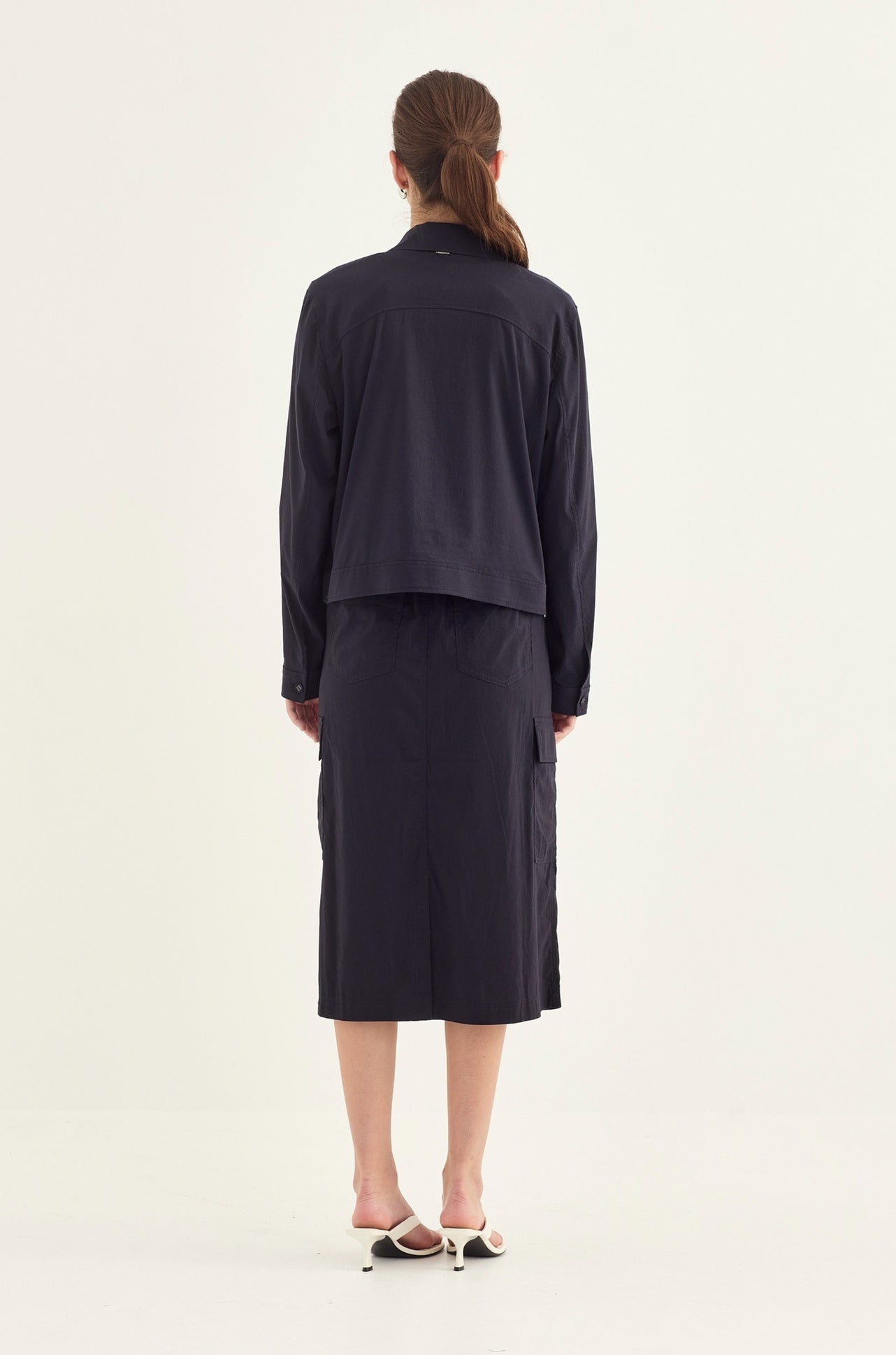 Verge - Acrobat Porter Skirt in French Ink
