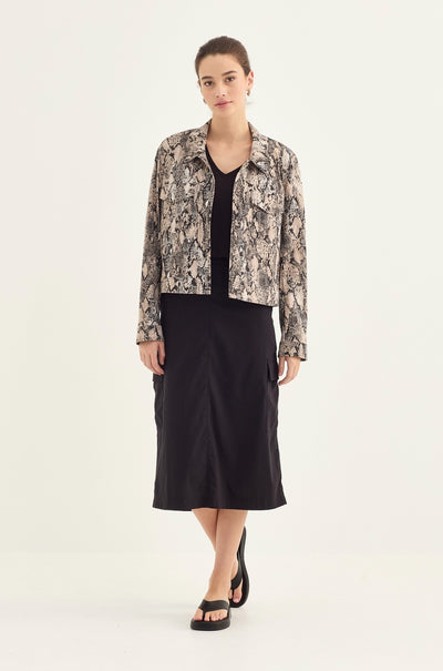 Verge - Acrobat Porter Skirt in Black