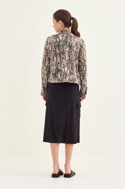 Verge - Acrobat Porter Skirt in Black